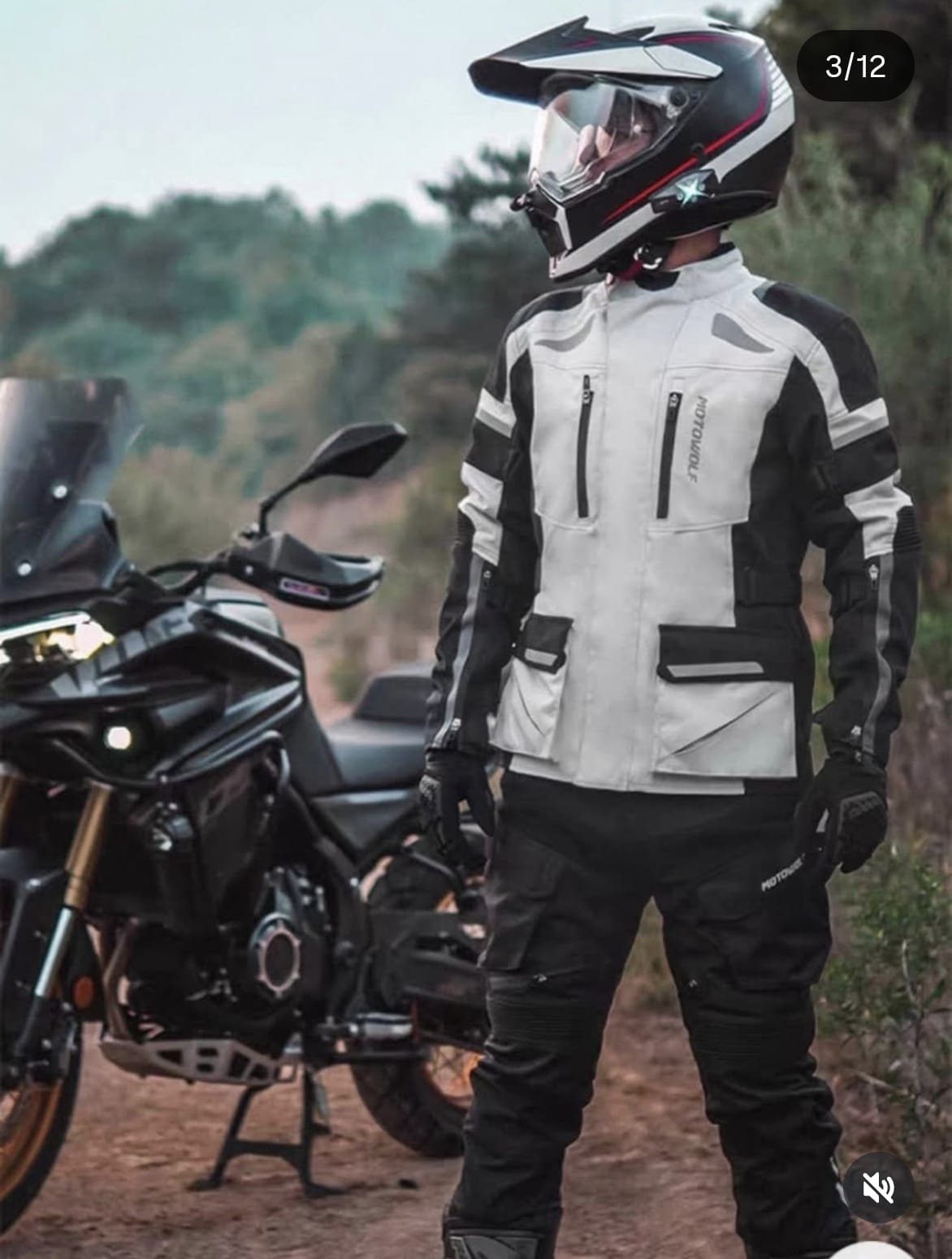 Campera Adventure 4 estaciones motowolf MDL0524 - Image 17