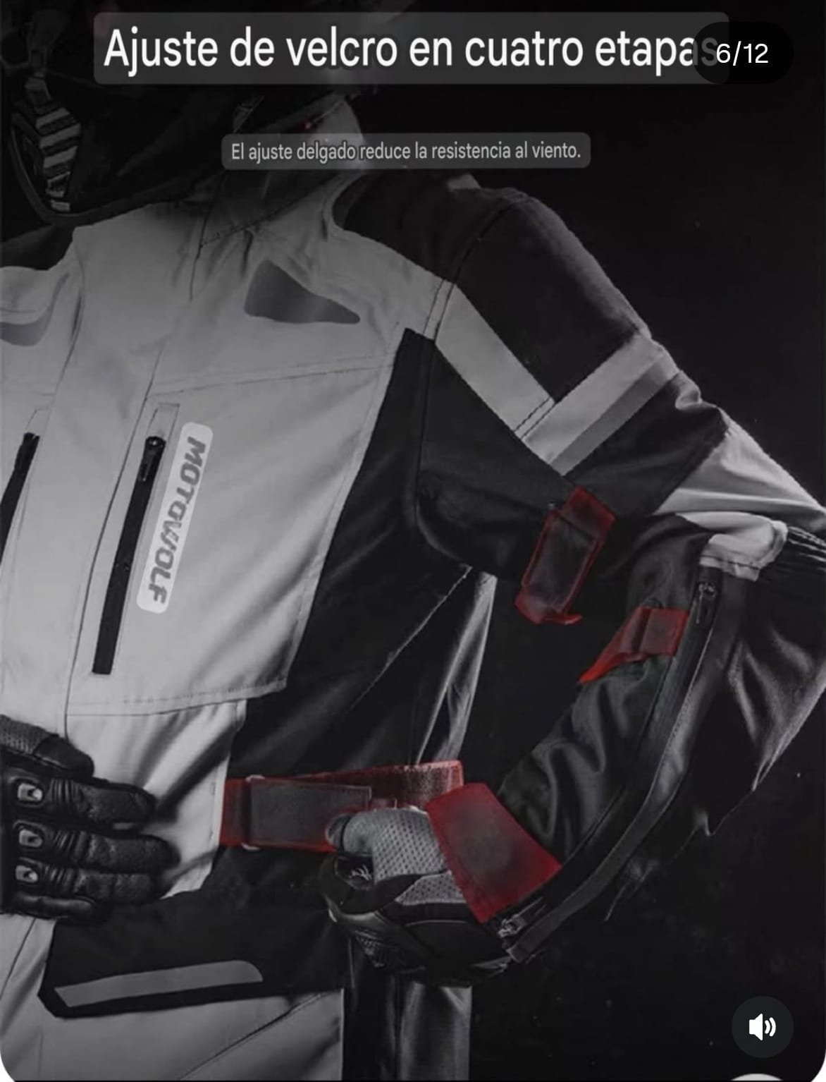 Campera Adventure 4 estaciones motowolf MDL0524 - Image 12