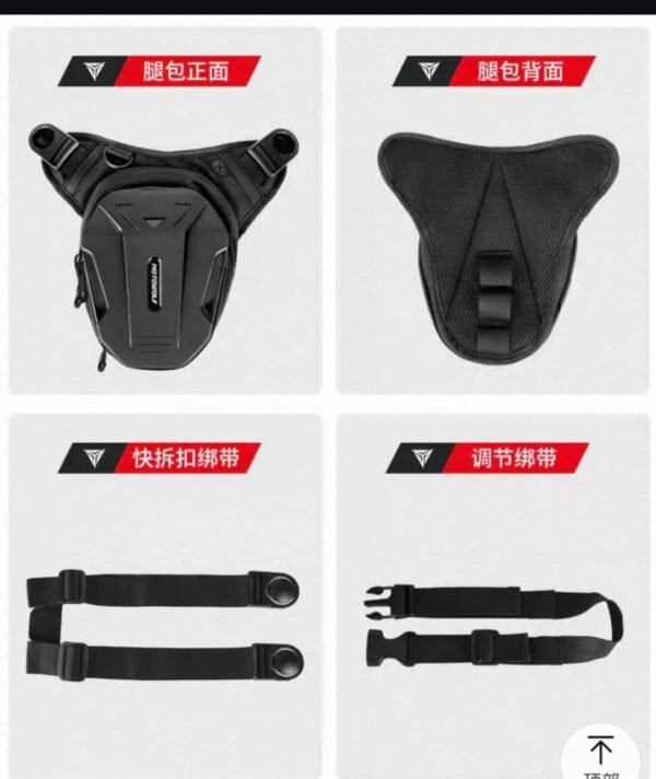 Bolso motero defensa 5 litros ampliable 8 litros Motowolf - Image 3