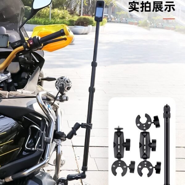 Kit de moto para cámara Insta360 Y Gopro Con Barra Invisible