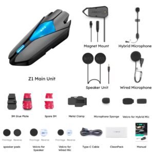 Intercomunicador casco moto Z1 plus AXMAX
