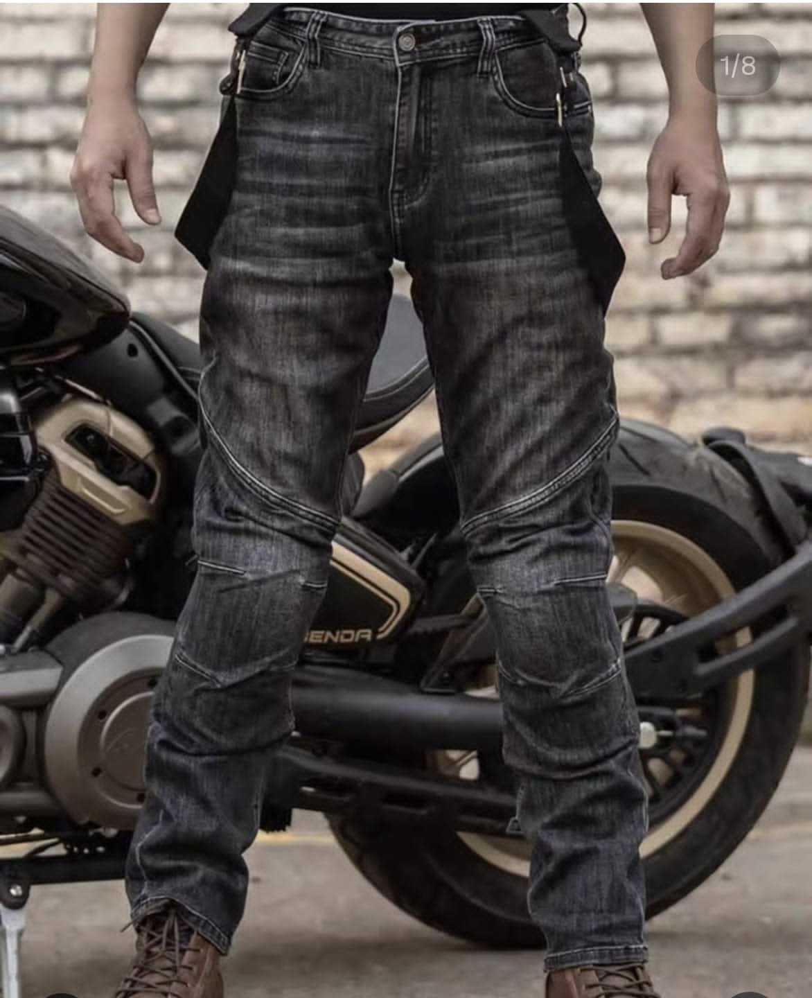 pantalon jean motowolf