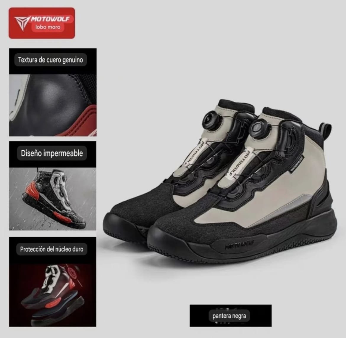 Botas SH1 motowolf cuero - Image 2