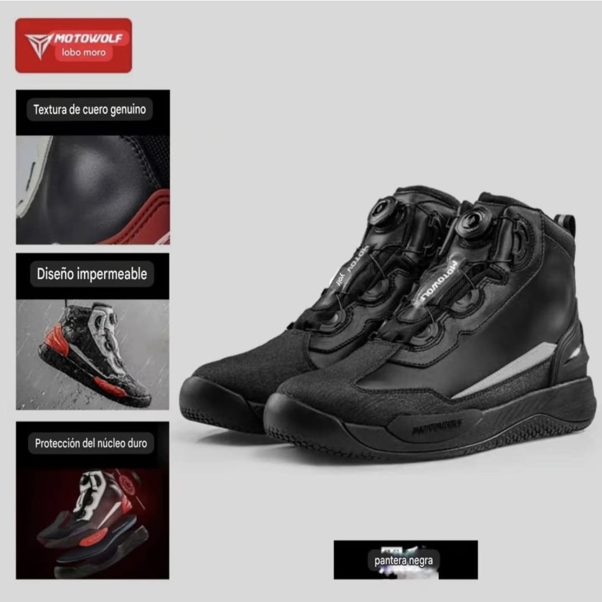 Botas SH1 motowolf cuero - Image 3