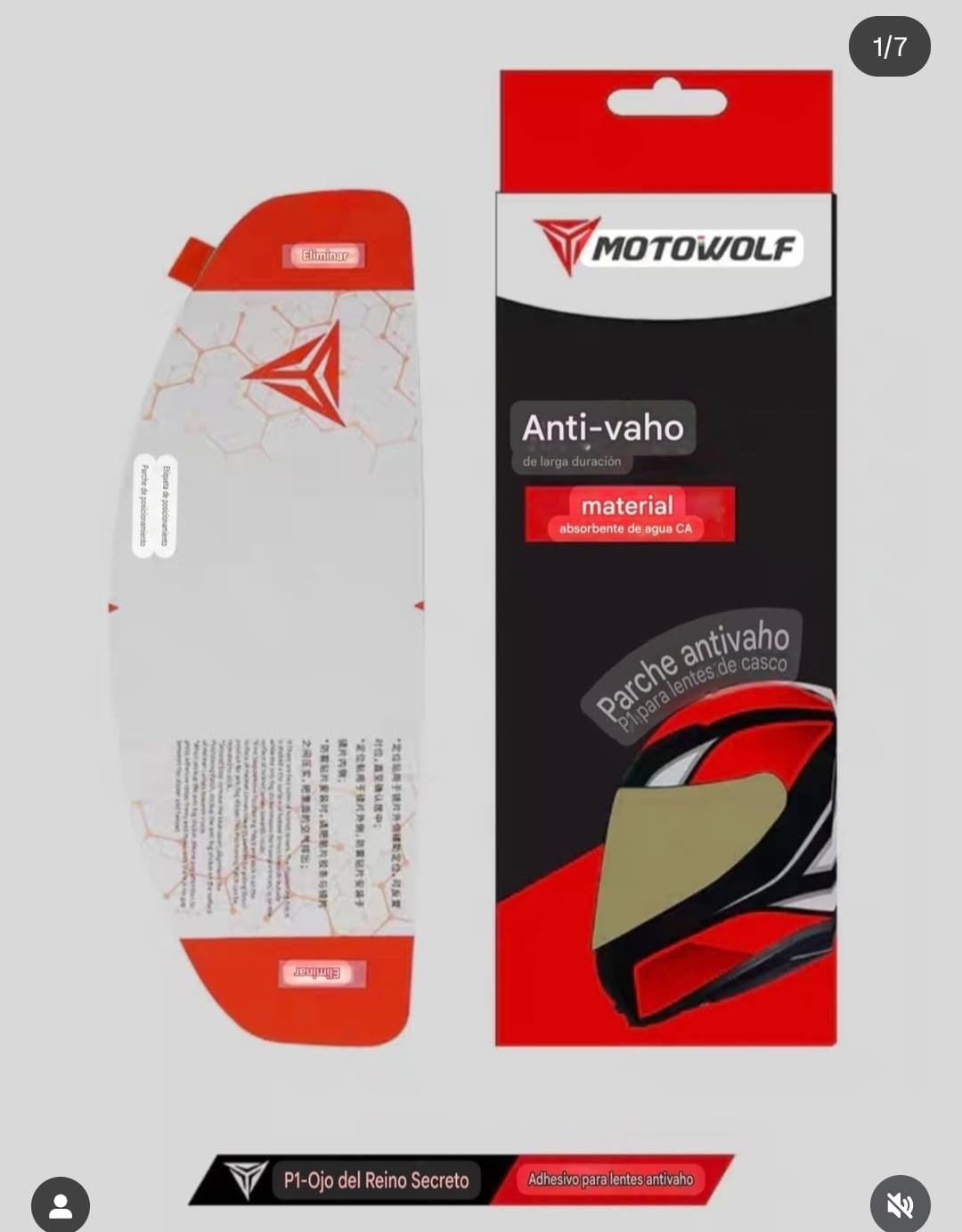 Film pinlock Anti empañante para casco universal - Image 6