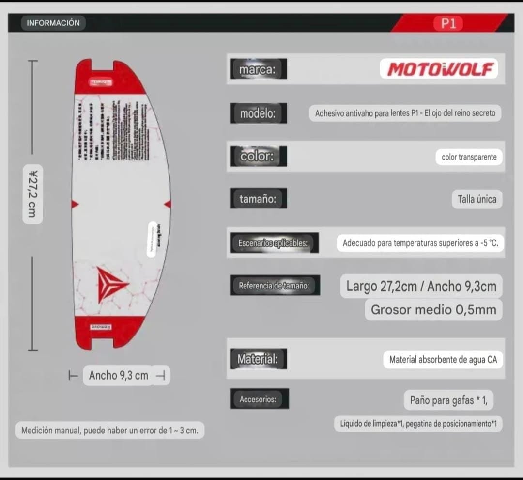 Film pinlock Anti empañante para casco universal - Image 5