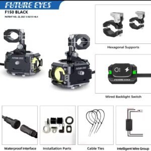 Future Eyes F150 120W faro auxiliar para motocicleta