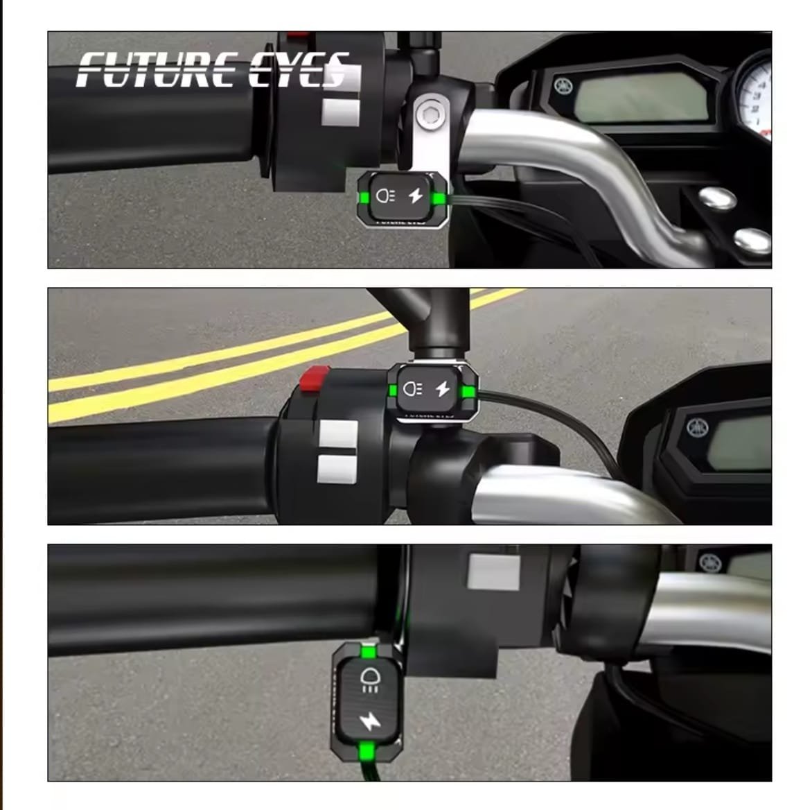 f150-s Future Eyes- faro auxiliar oculto para motocicleta - Image 5
