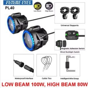 Future Eyes PL40 faro auxiliar 180W para motocicleta