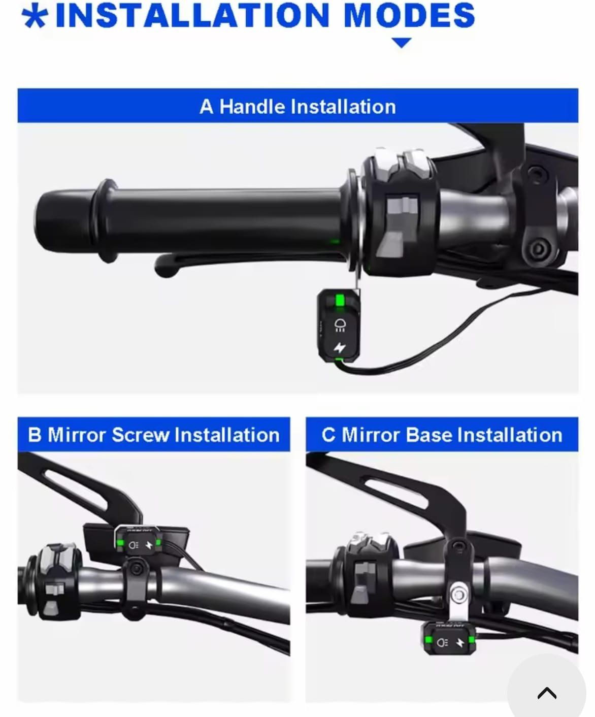 Future Eyes PL40 faro auxiliar 180W para motocicleta - Image 4