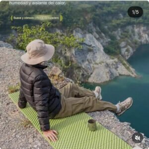 aislante aluminizado plegable nomadic camping termico su espesor 2cm viaja moto