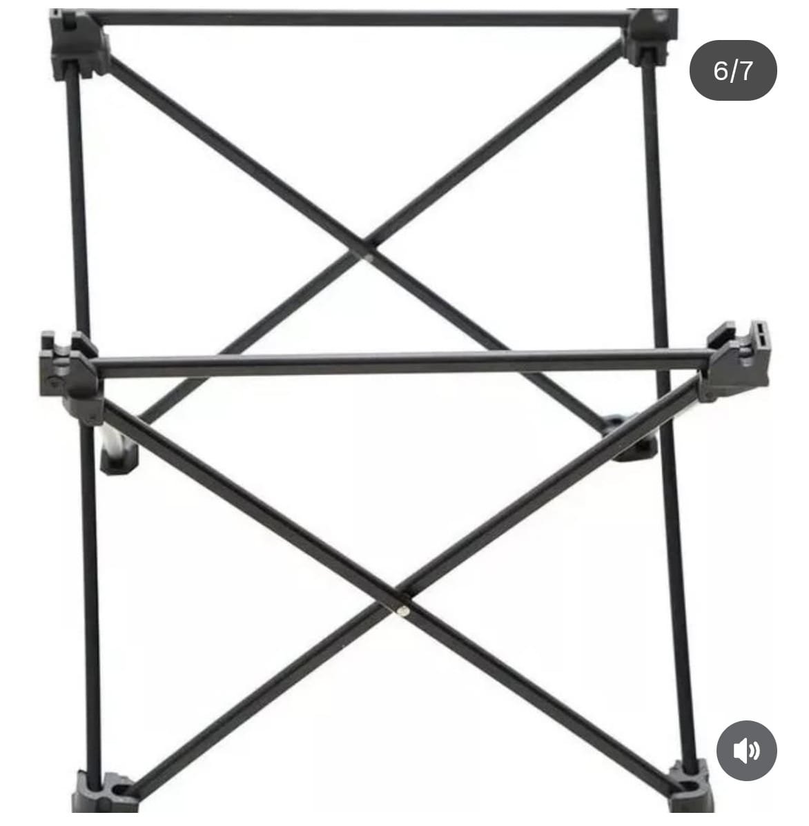 mini mesa portatil ratona plegable aluminio c/bolsa camping viaje con moto plegado en su bolso 40X10 cm - Image 5