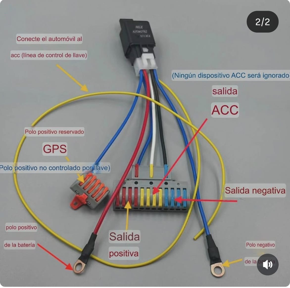 Conector universal para que puedas conectar varios accesorios a la ves en tu moto - Image 2